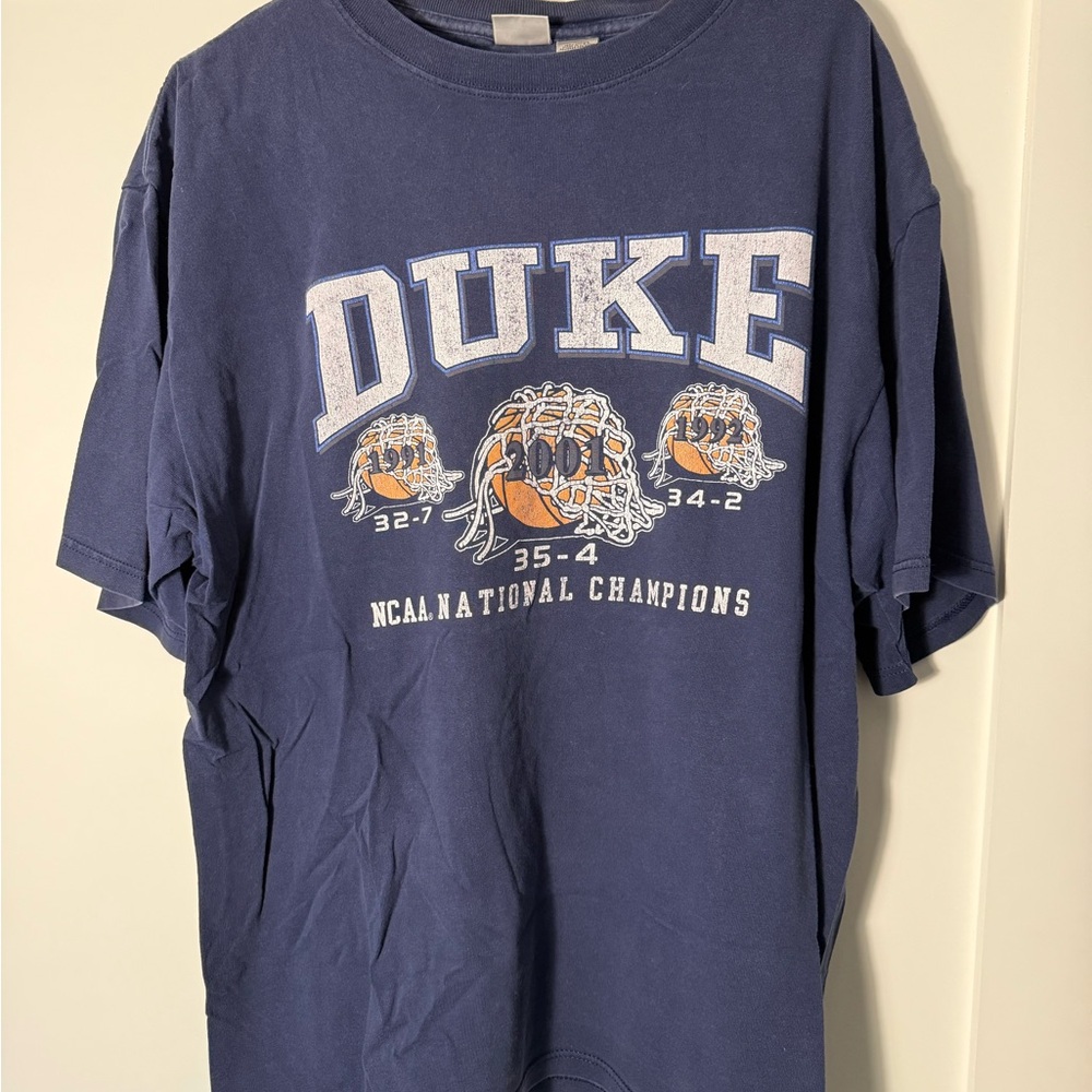 Duke Blue Devils 2001 NCAA National Champions Tee